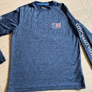 Vineyard Vines Boys’ Performance Long-Sleeve Shirt – Size M (12–14)